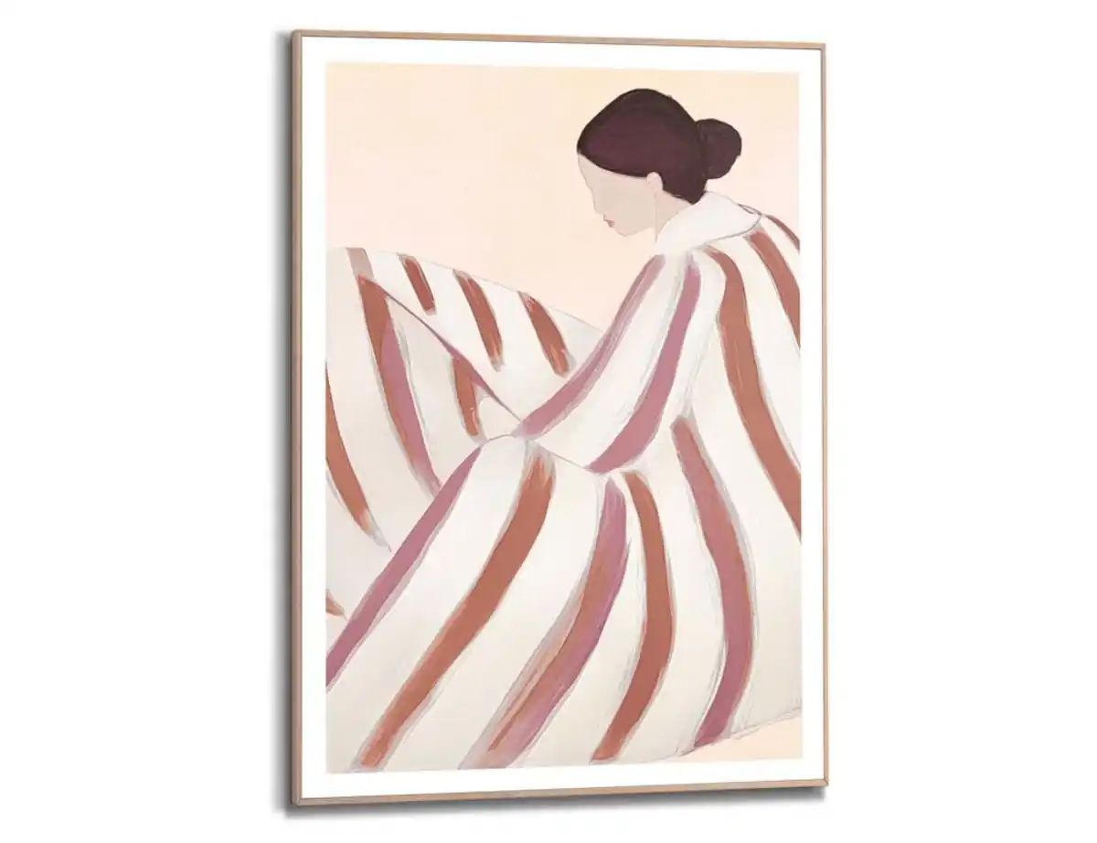 Bild 1 von Bild Slim Frame Wood Frau Steifen