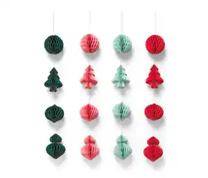 16er-Set Weihnachtsbaumschmuck