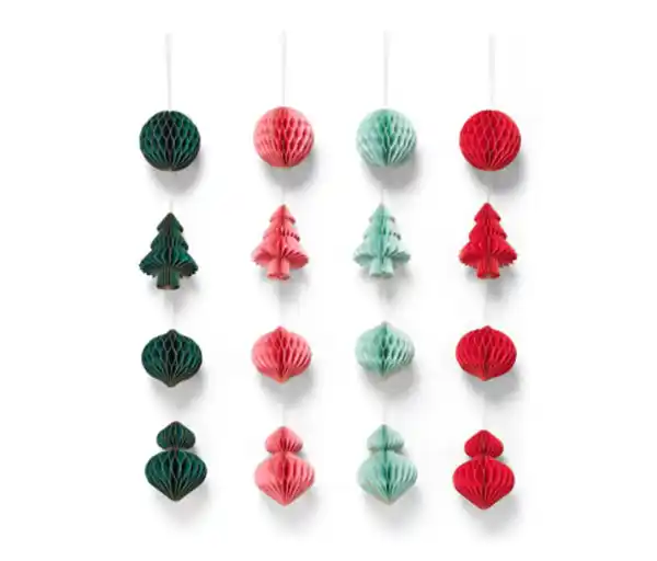 Bild 1 von 16er-Set Weihnachtsbaumschmuck