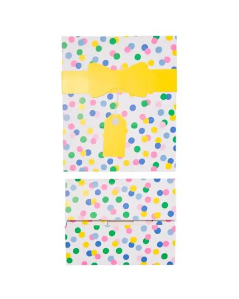 Bild 2 von Geschenkschachtel, Punkte, 24 x 18 x 9 cm, faltbar