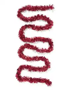 Girlande, 2 m, Rot Matt