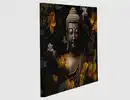 Bild 1 von Bild Buddha-Statue mit Blumen