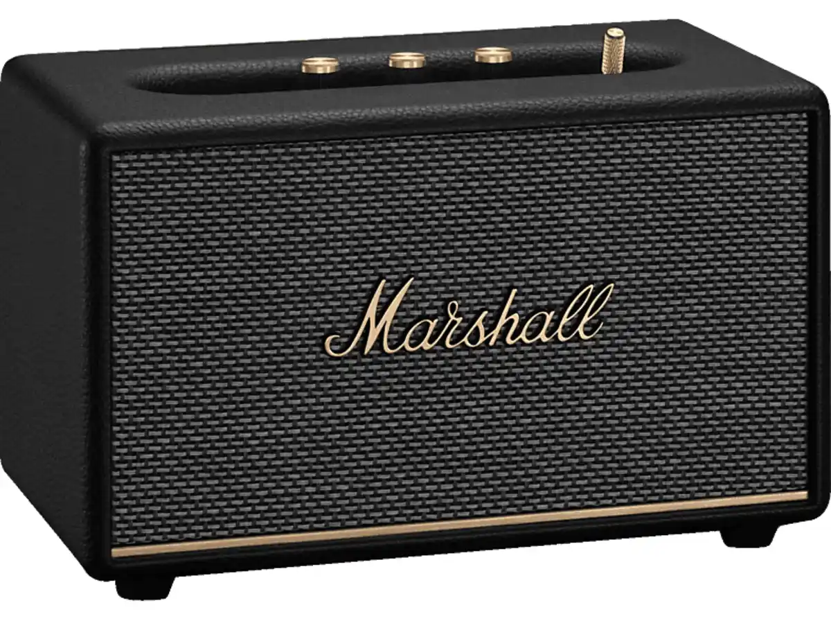 Bild 1 von MARSHALL Acton III Bluetooth Lautsprecher, Schwarz, Schwarz