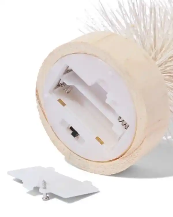 Bild 3 von Mini-Weihnachtsbaum mit Lampen, weiß