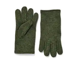 Strickfleece-Handschuhe, khaki