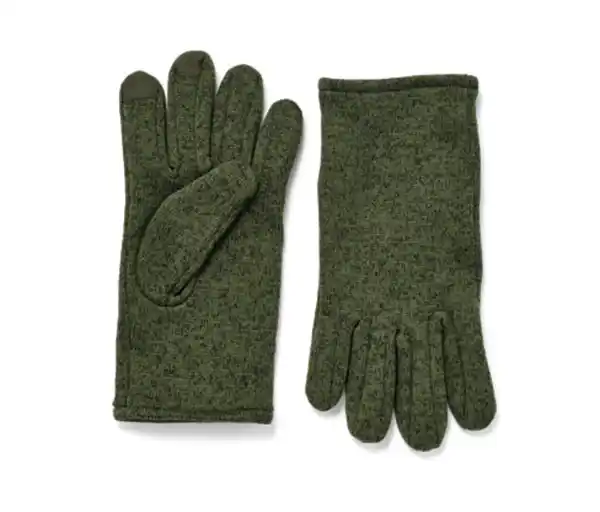 Bild 1 von Strickfleece-Handschuhe, khaki