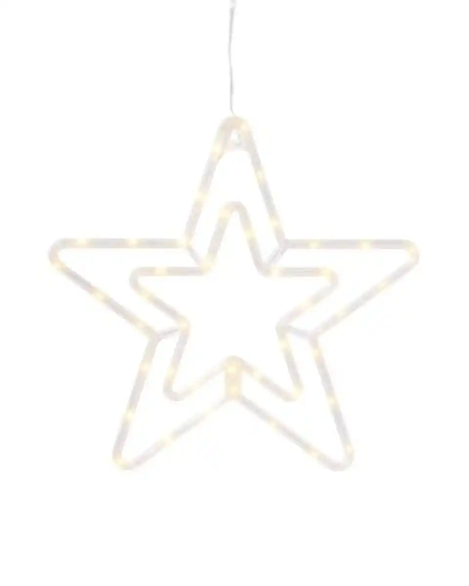 Bild 1 von Weihnachtsstern, 34,5 × 36 cm, mit 42 LED-Leuchten