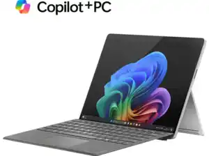 MICROSOFT Surface Pro, Copilot+ PC, 11. Edition, Convertible, mit 13 Zoll Display, Qualcomm Snapdragon X Plus, 16 GB RAM, 256 SSD, Adreno™ Onboard Graphics, Platin, Windows 11 Home (64 Bit), Platin