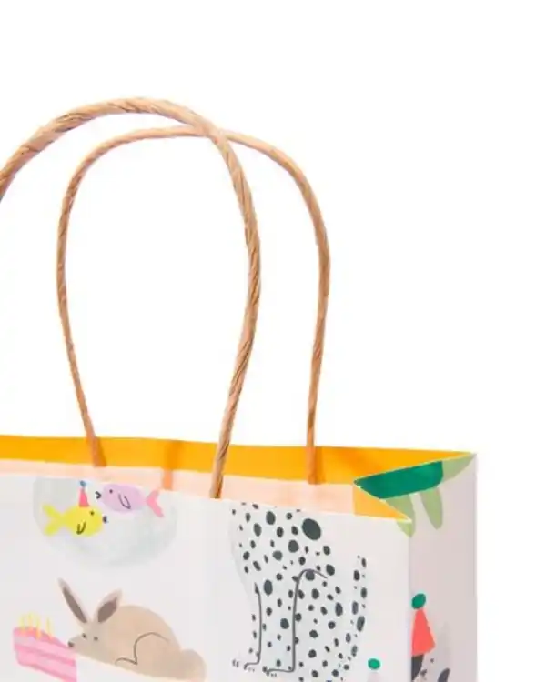 Bild 2 von 3er-Pack Geschenktaschen, M, Papier, 21 x 18 x 8 cm