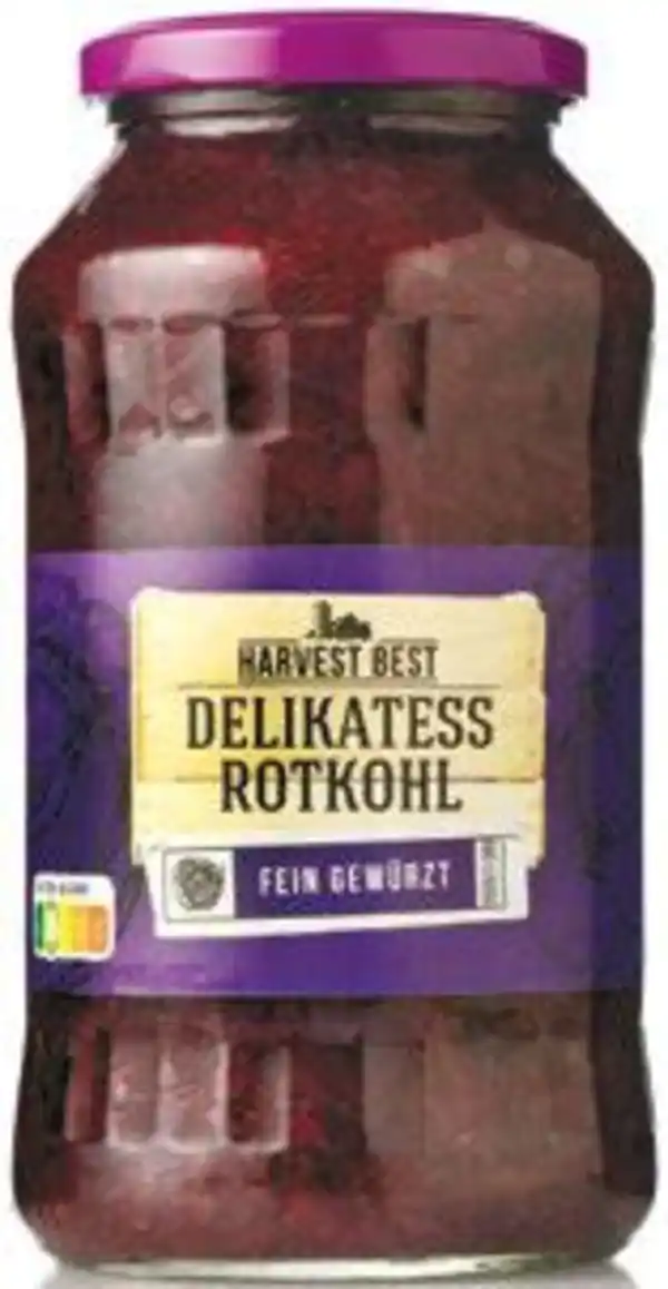 Bild 1 von HARVEST BEST Delikatess Rotkohl