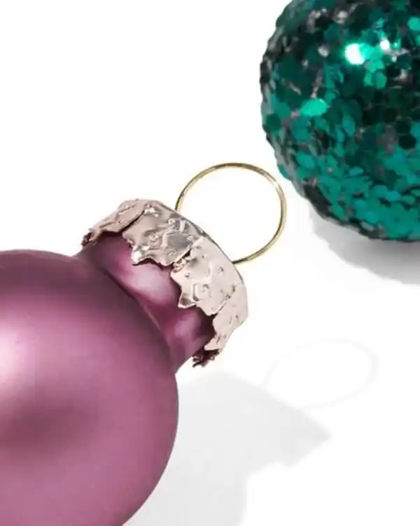 Bild 2 von Mini-Weihnachtskugeln Mehrfarbig – 36 Stück