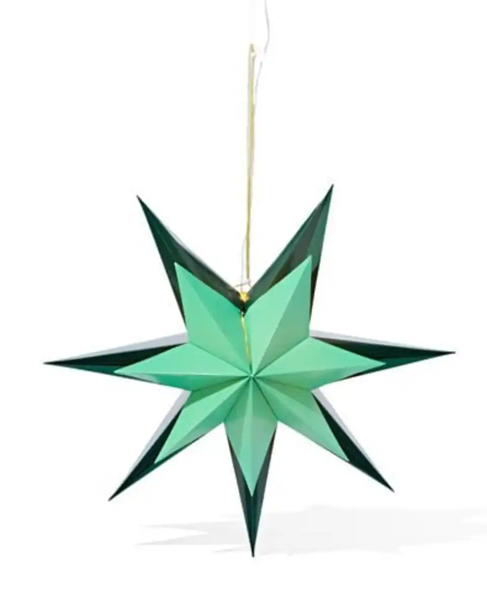 Bild 1 von Papierstern LED grün