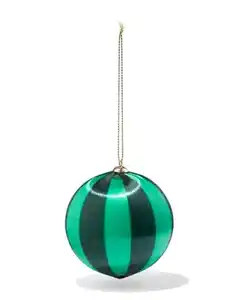 Weihnachtskugel Satin Grün