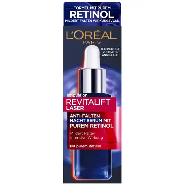 Bild 1 von L’Oréal Paris - Revitalift Laser Anti-Falten Retinol Nacht Serum Anti-Aging Gesichtsserum 30 ml