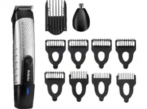 BABYLISS Lithium Power Barttrimmer, Grau, Schwarz