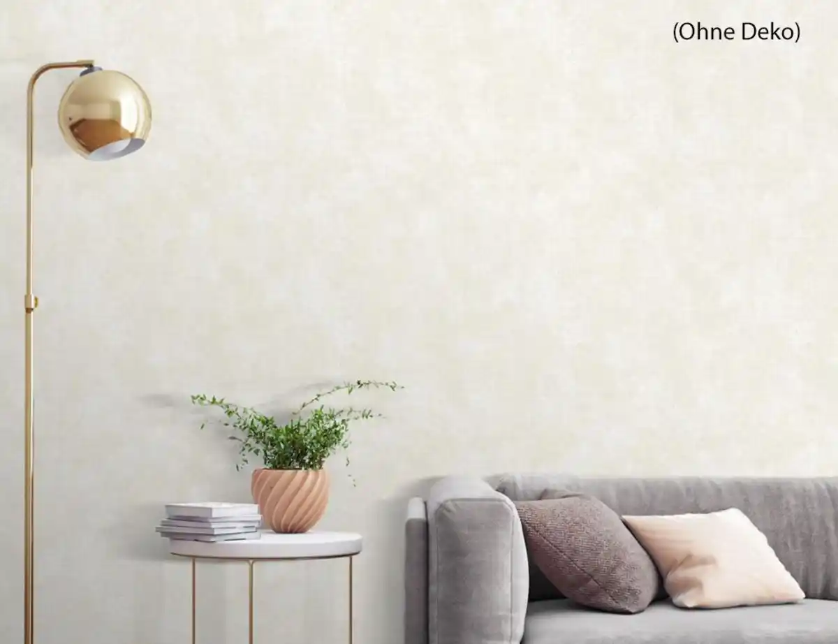 Bild 3 von Vliestapete Struktur Creme 2