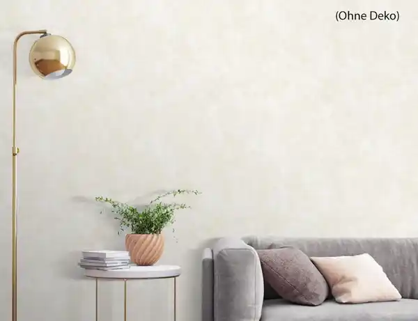 Bild 3 von Vliestapete Struktur Creme 2