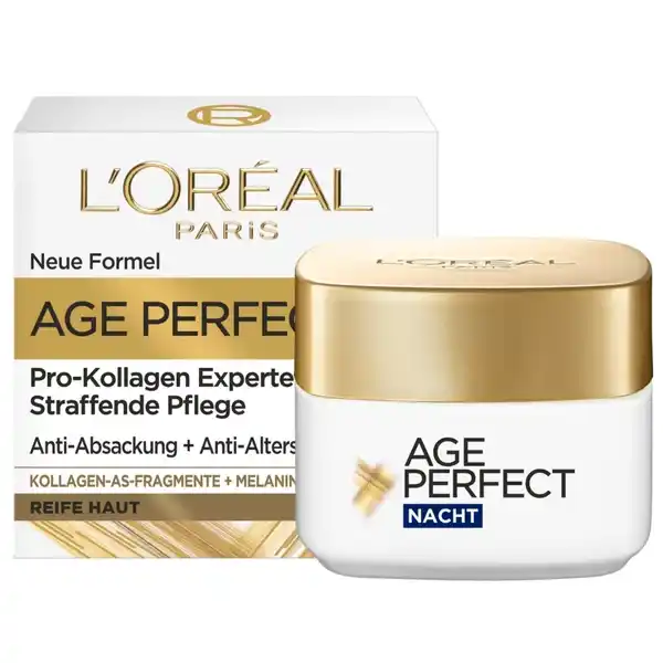 Bild 1 von L’Oréal Paris - Age Perfect Pro-Kollagen Experte Straffende Pflege Nacht Gesichtscreme 50 ml Damen