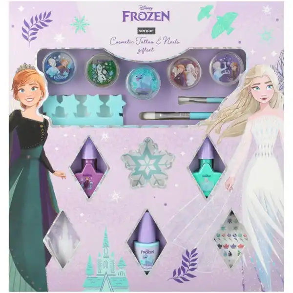 Bild 1 von Disney Frozen Geschenk-Set Tattoo & Nails