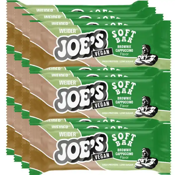 Bild 1 von Weider Joe's Vegan Soft Bar Brownie-Cappuccino, 12er Pack