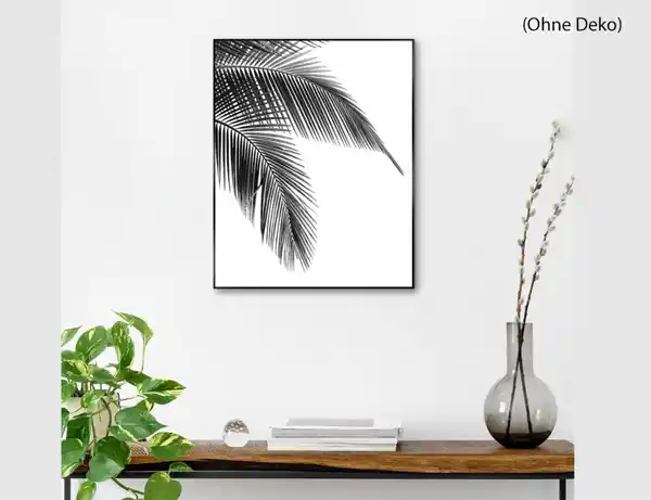 Bild 2 von Bild Slim Frame Black Palme