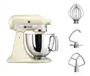 Bild 1 von KitchenAid Küchenmaschine »Artisan 5KSM125« inkl. Fleischwolf und Spritzgebäckvorsatz, creme