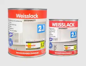 Weisslack 2in1 seidenmatt