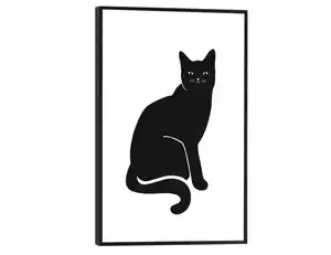 Bild Slim Frame Black Cat