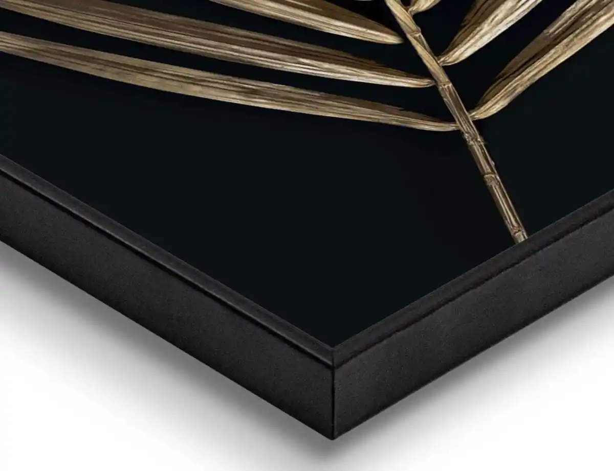 Bild 3 von Bild Slim Frame Black Palmenblatt