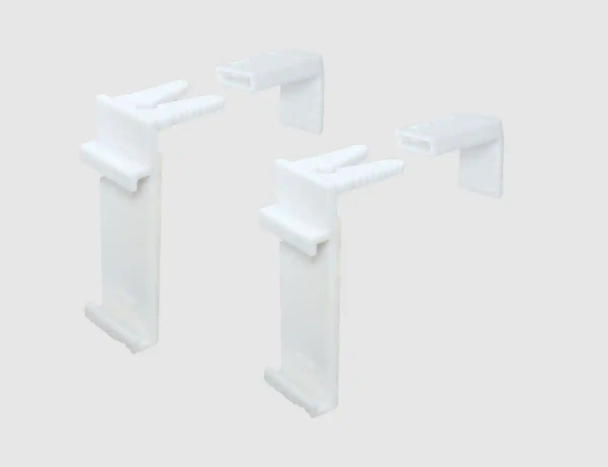 Bild 1 von Klemmhalter für Rollos Weiß