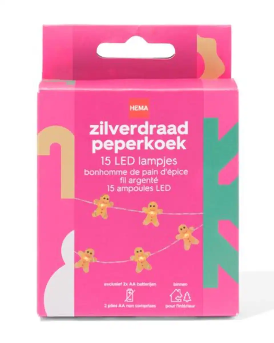 Bild 3 von Lichterkette Lebkuchenpuppen 1,8 Meter