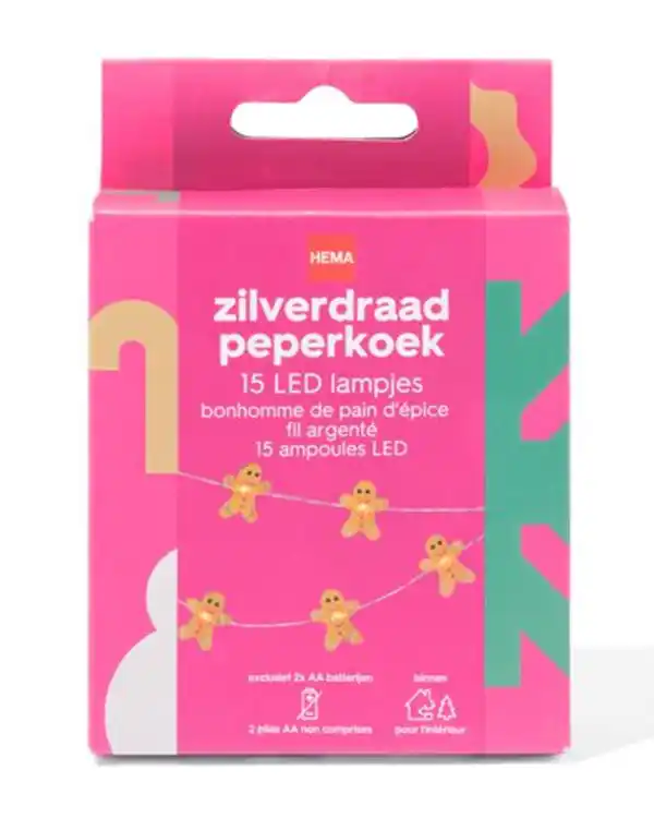 Bild 3 von Lichterkette Lebkuchenpuppen 1,8 Meter