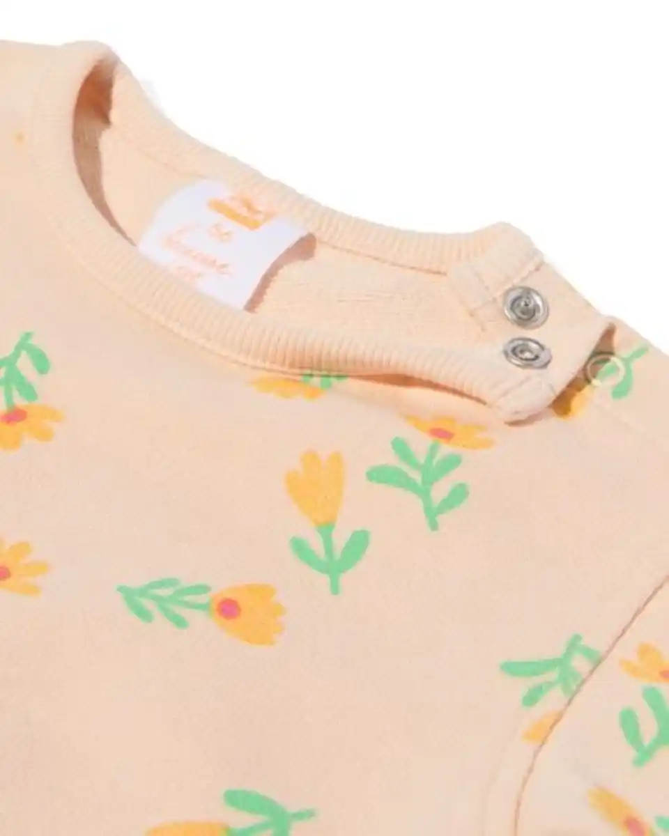 Bild 4 von Neugeborenen-Pullover Blumen pfirsich