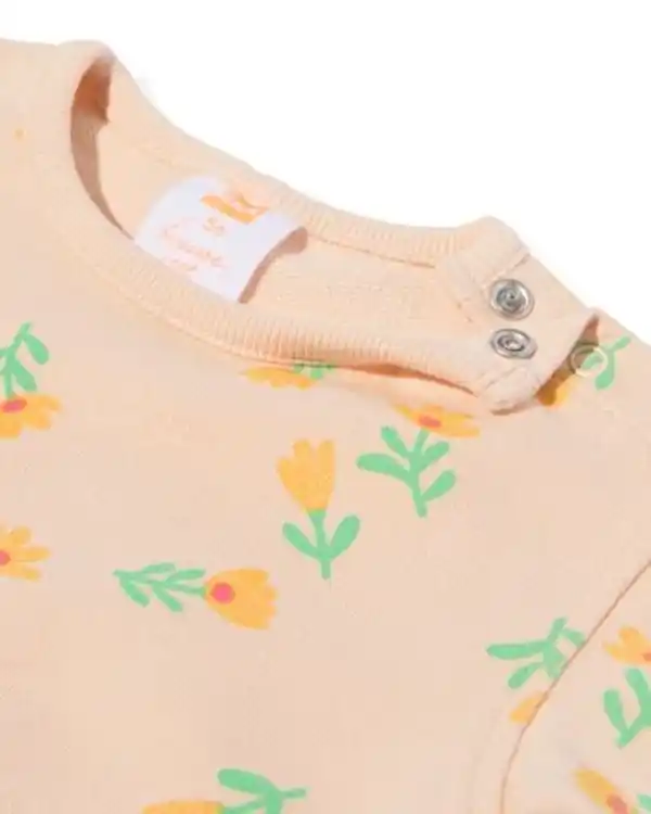 Bild 4 von Neugeborenen-Pullover Blumen pfirsich