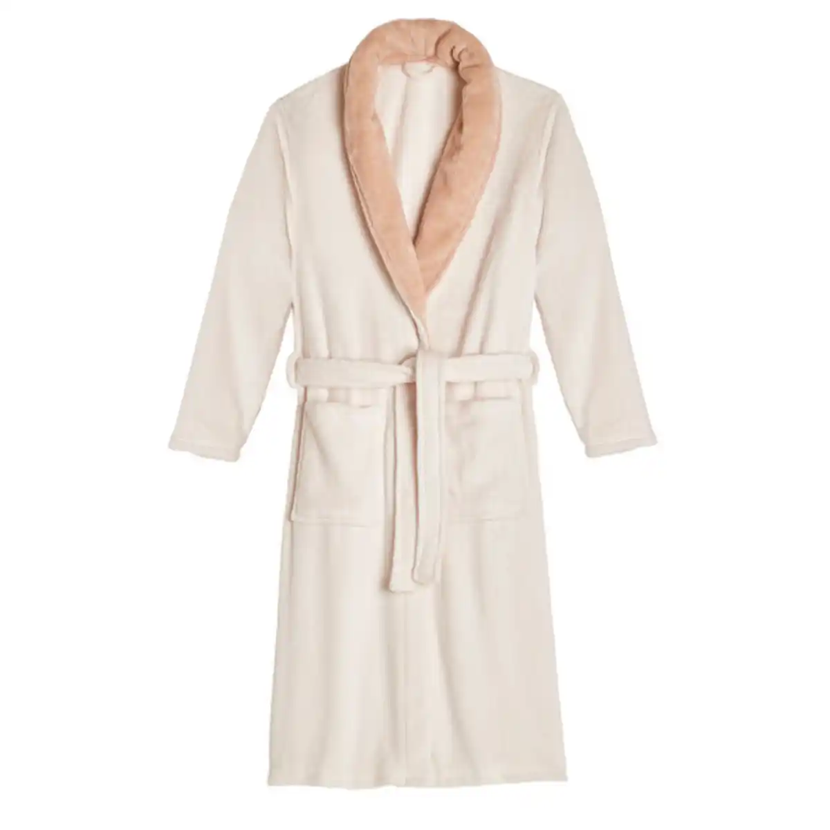 Bild 1 von Plüsch Bademantel, creme, L