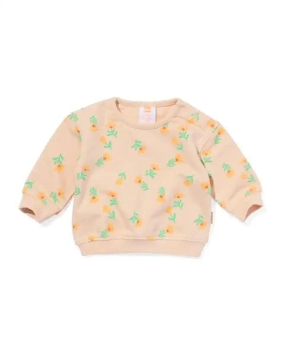 Bild 1 von Neugeborenen-Pullover Blumen pfirsich