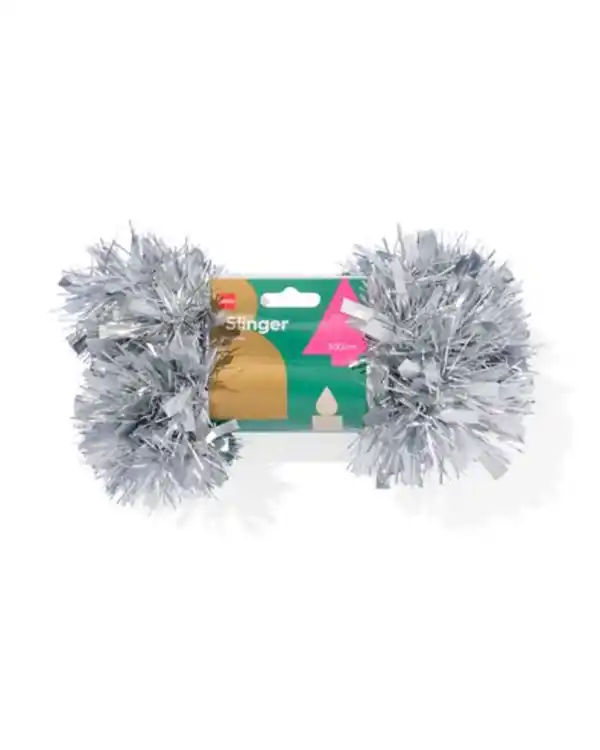 Bild 3 von Girlande, Silber, Weihnachten