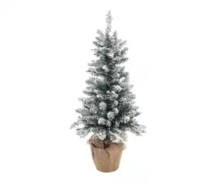 Evergreen LED-Weihnachtsbaum mit Jutetopf, ca. 90 cm