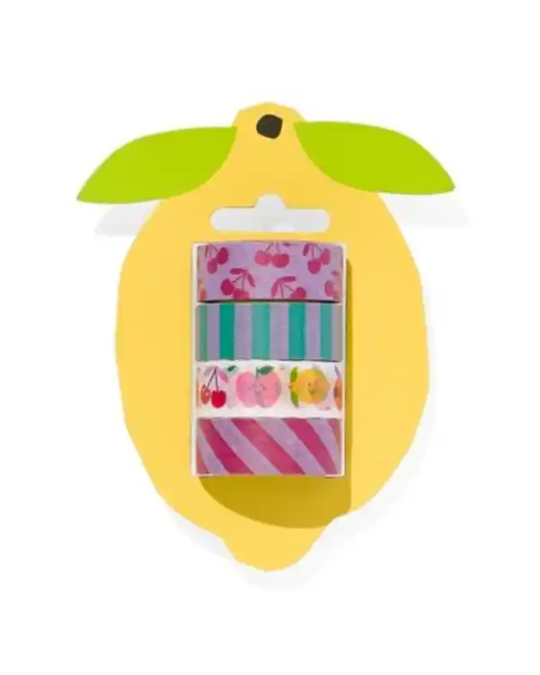 Bild 1 von 4er-Pack Washi Tape, Obst