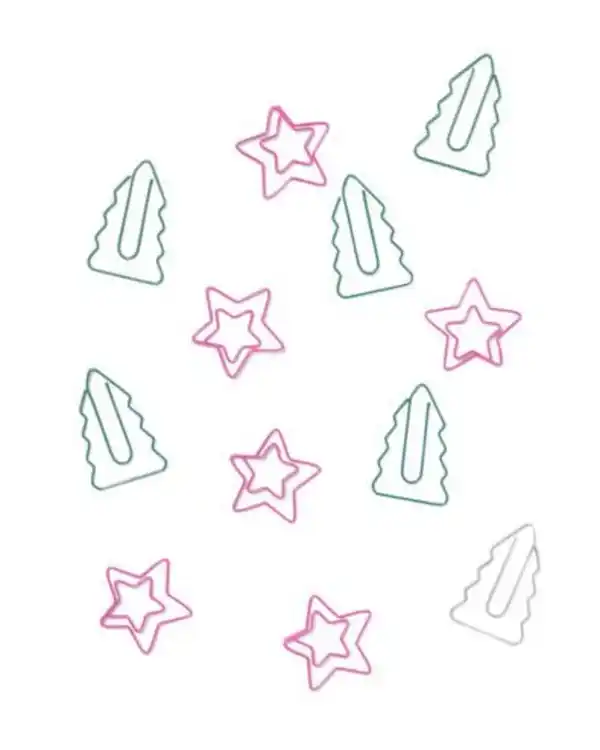 Bild 2 von 12er-Pack Büroklammern Weihnachten