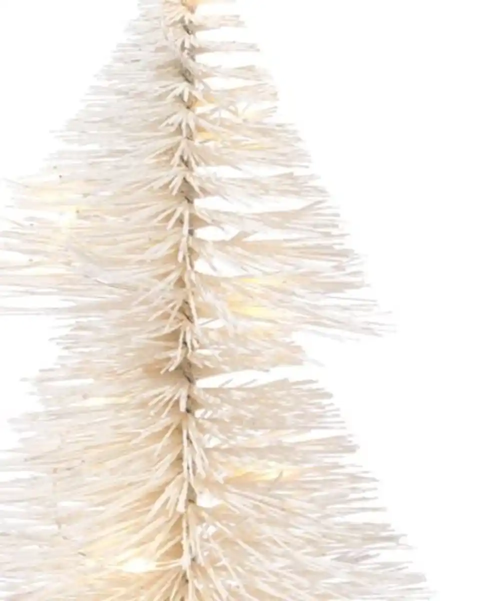 Bild 2 von Mini-Weihnachtsbaum mit Lampen, weiß