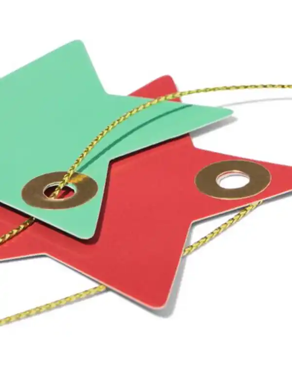 Bild 2 von Geschenkanhänger Stern - 12 Stück