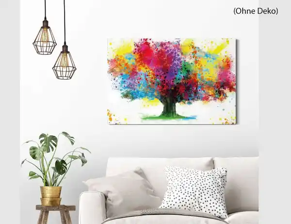 Bild 2 von Bild Baum mit Farbklecksen