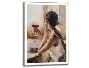 Bild Slim Frame Wood Wein