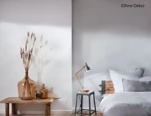 Bild 3 von Vliestapete Uni Hellgrau modern