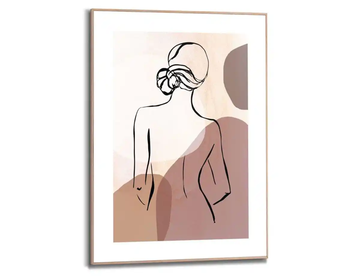Bild 1 von Bild Slim Frame Wood Frau
