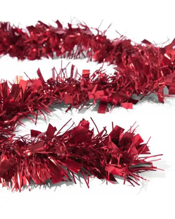 Bild 2 von Girlande, 2 m, Rot Matt