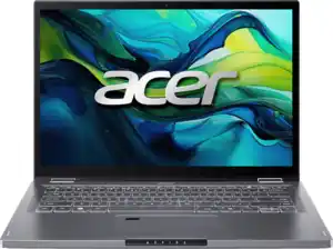 ACER Aspire Spin 14 (ASP14-51MTN-78QB) mit Tastaturbeleuchtung, Convertible, Zoll Display Touchscreen, Intel® Core™ 7 150U Prozessor, 16 GB RAM, 1 TB SSD, UHD Graphics, Steel Gray, Windows 11 Home
