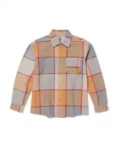 Oberhemd kariert sandfarben