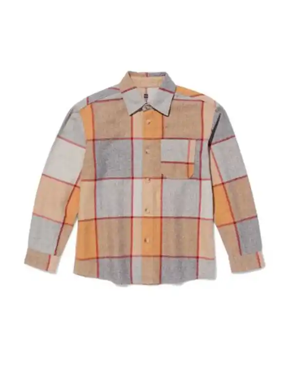 Bild 1 von Oberhemd kariert sandfarben